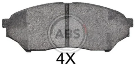 Тормозные колодки дисковые, комплект A.B.S. 37200