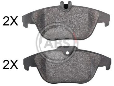 Тормозные колодки дисковые, комплект A.B.S. 37892