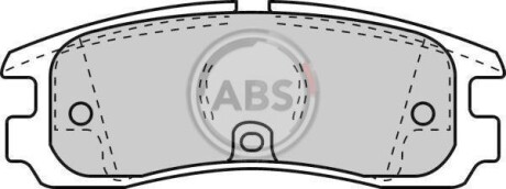 Тормозные колодки дисковые, комплект A.B.S. 38754