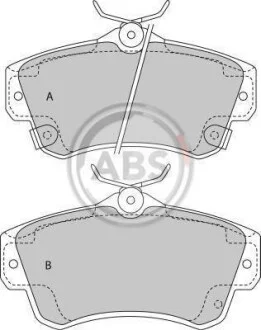 Тормозные колодки дисковые, комплект A.B.S. 38841