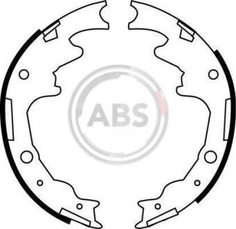 Колодки тормозные барабанные, комплект A.B.S. 40704