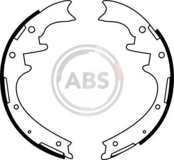 Колодки тормозные барабанные, комплект A.B.S. 40705