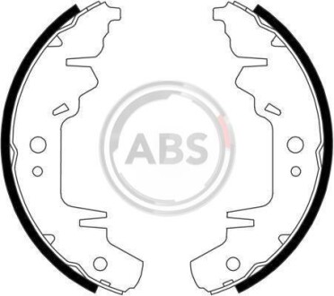 Колодки тормозные барабанные, комплект A.B.S. 40714