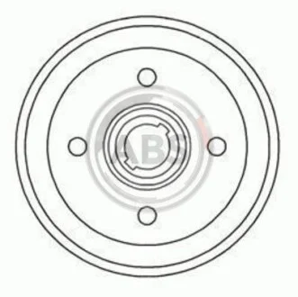 Тормозной барабан задний A.B.S. 5125-S