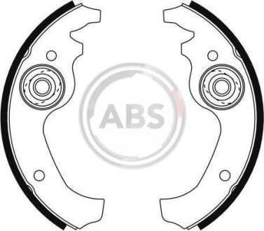 Колодки тормозные барабанные, комплект A.B.S. 8005