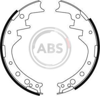 Колодки тормозные барабанные, комплект A.B.S. 8554