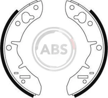 Колодки тормозные барабанные, комплект A.B.S. 8606