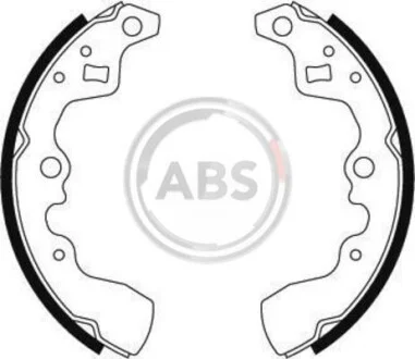 Колодки тормозные барабанные, комплект A.B.S. 8879