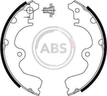 Колодки тормозные барабанные, комплект A.B.S. 8923