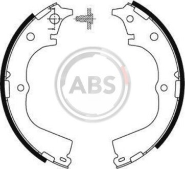 Колодки тормозные барабанные, комплект A.B.S. 8929