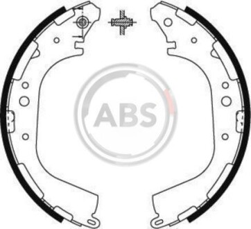 Колодки тормозные барабанные, комплект A.B.S. 8938