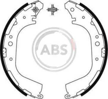 Колодки тормозные барабанные, комплект A.B.S. 8938