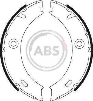 Колодки тормозные стояночного тормоза A.B.S. 9022