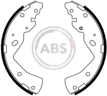 Колодки тормозные барабанные, комплект A.B.S. 9086