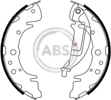 Колодки тормозные барабанные, комплект A.B.S. 9097