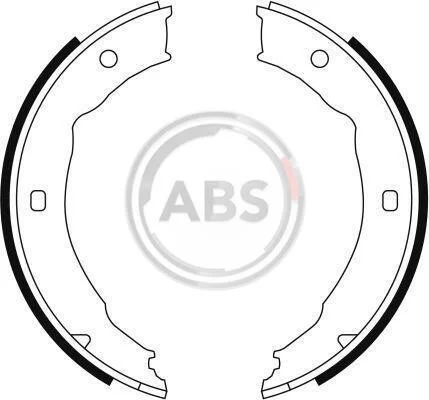 Колодки тормозные стояночного тормоза A.B.S. 9112 (фото 1)
