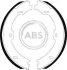 Колодки тормозные стояночного тормоза A.B.S. 9141 (фото 1)