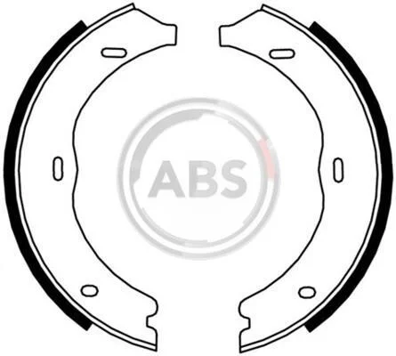 Колодки тормозные стояночного тормоза A.B.S. 9176 (фото 1)