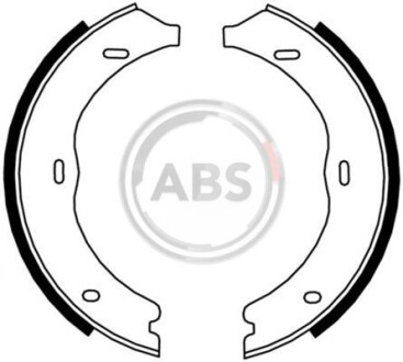 Колодки тормозные стояночного тормоза A.B.S. 9176