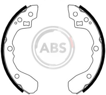 Колодки тормозные барабанные, комплект A.B.S. 9188