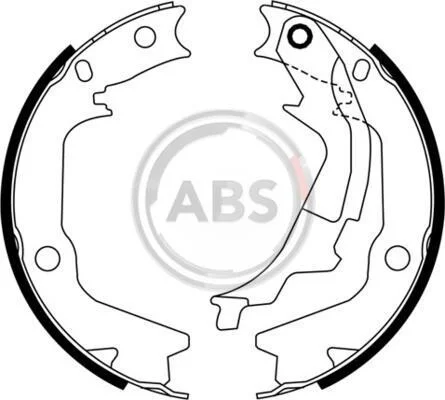 Колодки тормозные стояночного тормоза A.B.S. 9198 (фото 1)