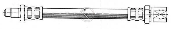 Тормозной шланг A.B.S. SL 2454 (фото 1)