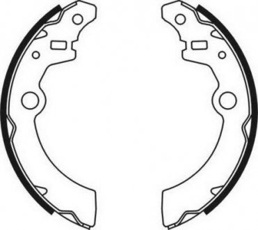 Гальмівні колодки, барабанні ABE C08021ABE