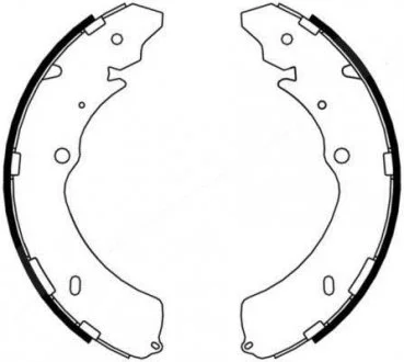 Тормозные колодки, барабанные ABE C09009ABE