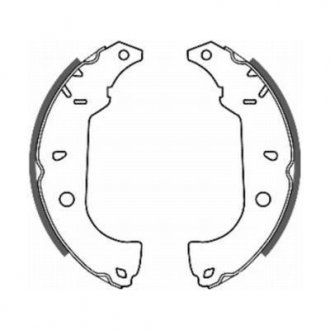 Тормозные колодки, барабанные ABE C0F004ABE