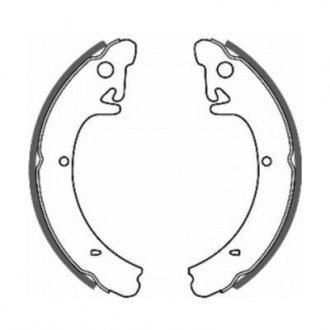 Гальмівні колодки, барабанні ABE C0L002ABE