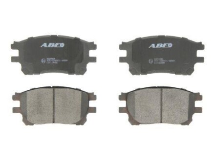 Тормозные колодки дисковые передние, комплект ABE C12114ABE
