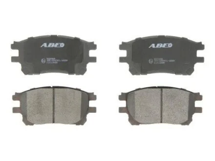 Тормозные колодки дисковые передние, комплект ABE C12114ABE