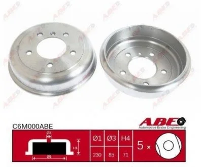 Гальмівний барабан ABE C6M000ABE