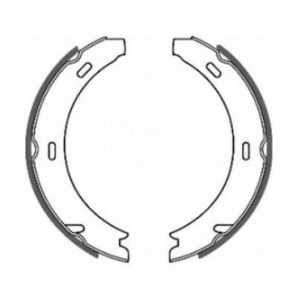 Гальмівні колодки, барабанні ABE CRM001ABE