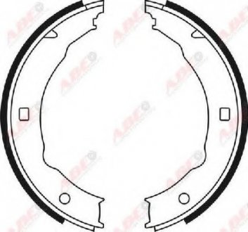 Гальмівні колодки, барабанні ABE CRP001ABE