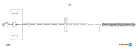 Трос ручника ADRIAUTO 11.0266
