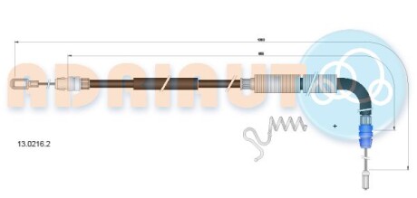 Трос ручника ADRIAUTO 13.0216.2