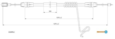 Трос ручника ADRIAUTO 13.0276.1