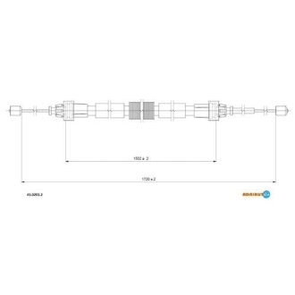 Трос ручника ADRIAUTO 41.0201.2