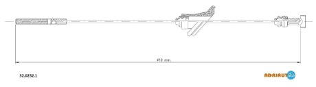 Трос ручника ADRIAUTO 52.0232.1