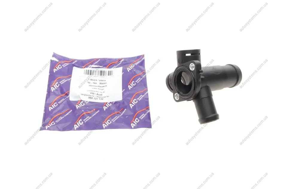 Фланець системи охолодження VW T4 1.9 TD -03 AIC 50064 (фото 1)