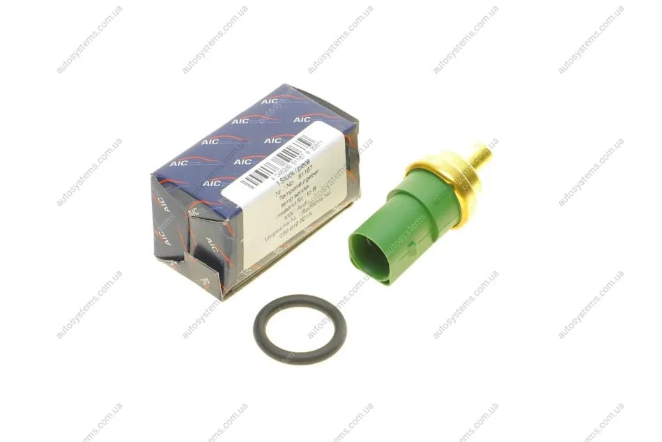 Датчик температури охолоджуючої рідини VW Caddy II/T4 1.4-2.5TDI 90-04 (4 конт.) (зелений) AIC 51167 (фото 1)