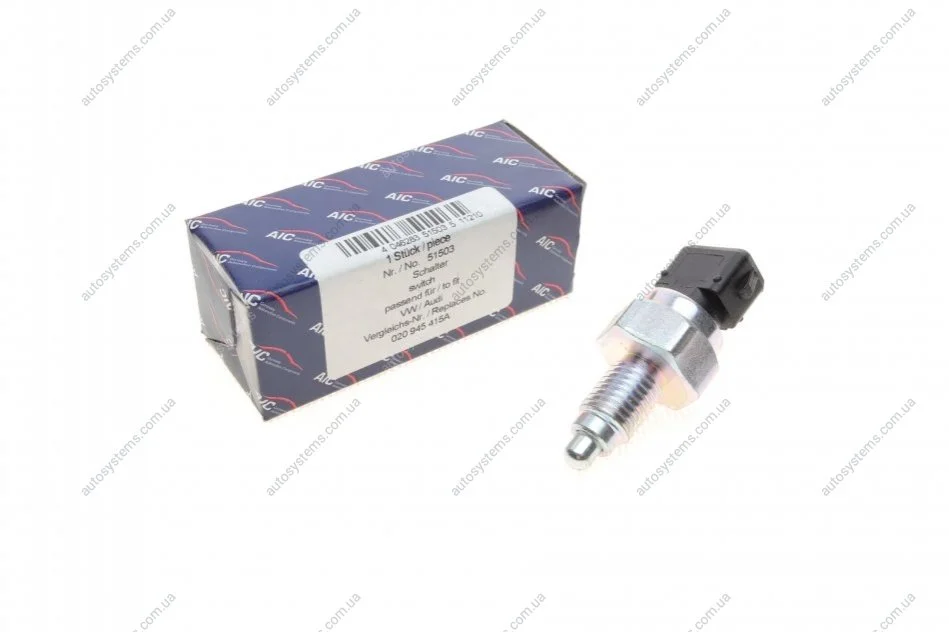 Датчик увімкнення заднього ходу VW T4 -03/Caddy II 95-04 (M12x1.5) AIC 51503 (фото 1)