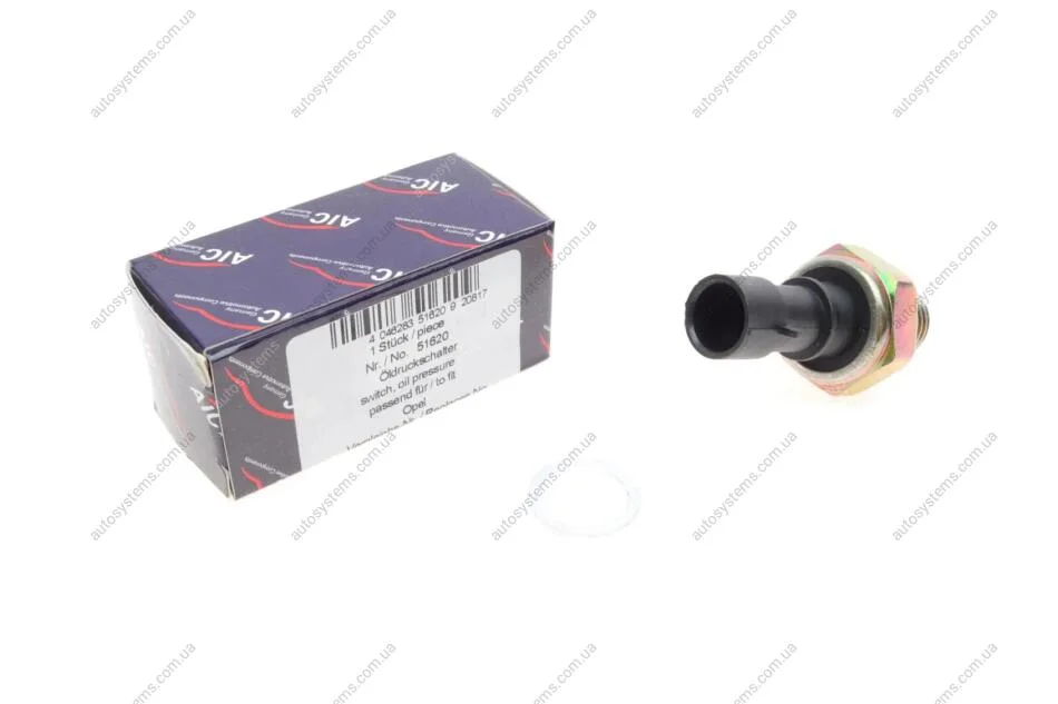 Датчик тиску оливи Daewoo Lanos/ Opel Astra F/H 97- (чорний) AIC 51620 (фото 1)