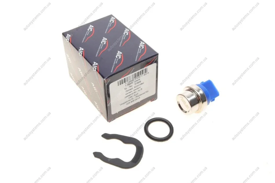 Датчик температури охолоджуючої рідини VW Caddy I/II/T4 1.4-2.5 85-04 (2 конт.) (синій) AIC 51909 (фото 1)