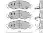 Тормозные колодки дисковые, комплект AISIN BPOP-1009 (фото 1)