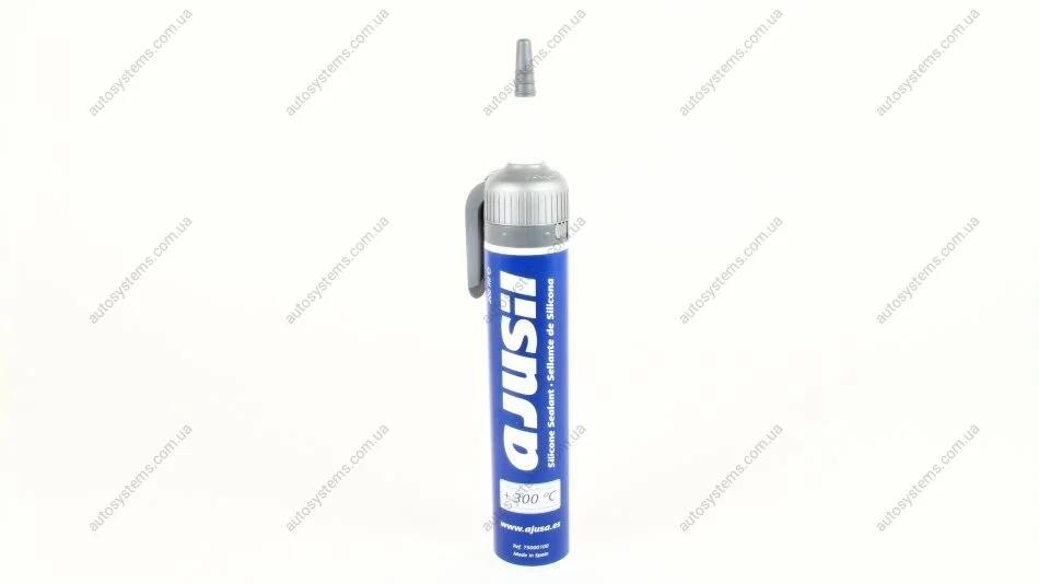 Герметик чорний 200ml (-50°С +300°С) балончик AJUSA 75000100 (фото 1)
