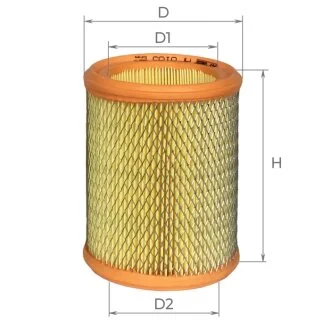 Воздушный фильтр ALPHA FILTER AF 0103