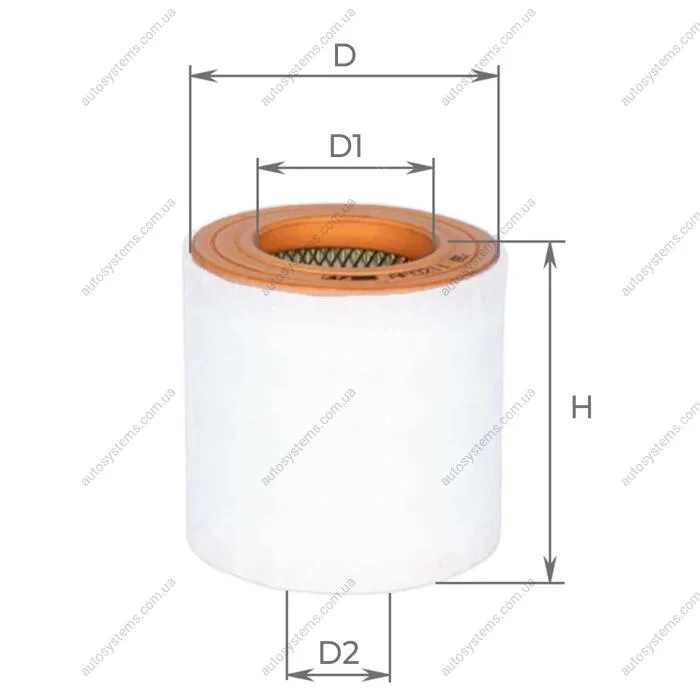 Фильтр воздушный ALPHA FILTER AF0211 (фото 1)