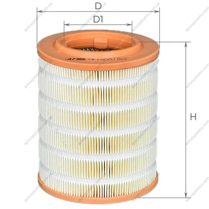 Фільтр повітряний Alfa Romeo 159/Brera 06-11 ALPHA FILTER AF0220 (фото 1)